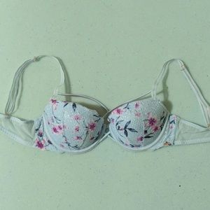 Pink Victoria's Secret crisscross bra